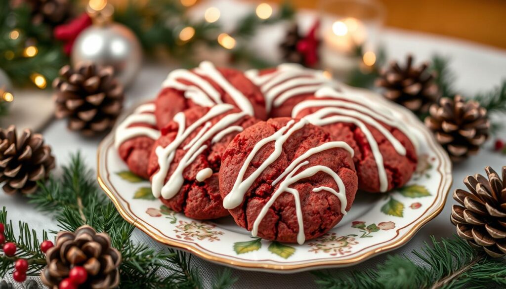 Red Velvet Cake Cookies