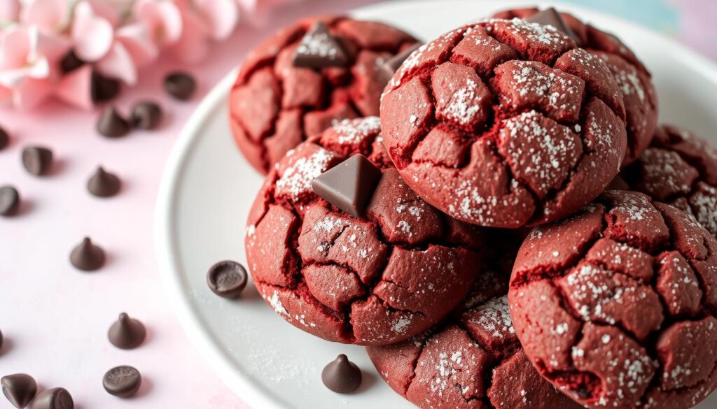 Red Velvet Cake Cookies