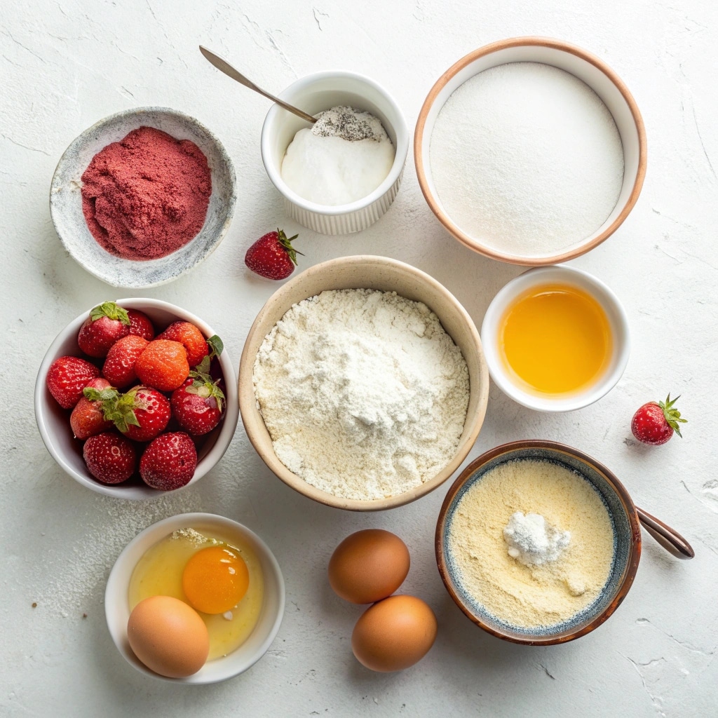 ingredients for easy homemade kefir sheet cake