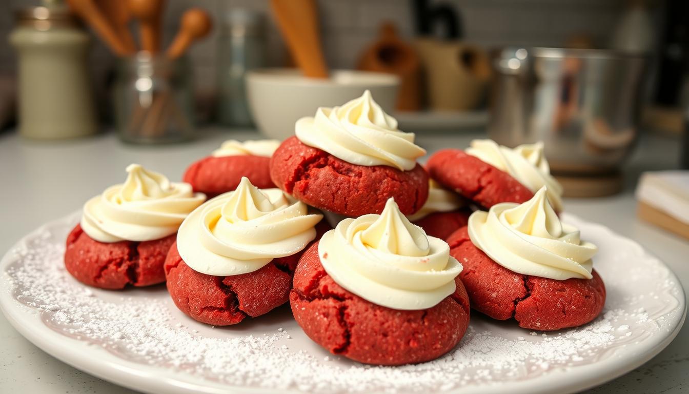 red velvet cake mix cookies