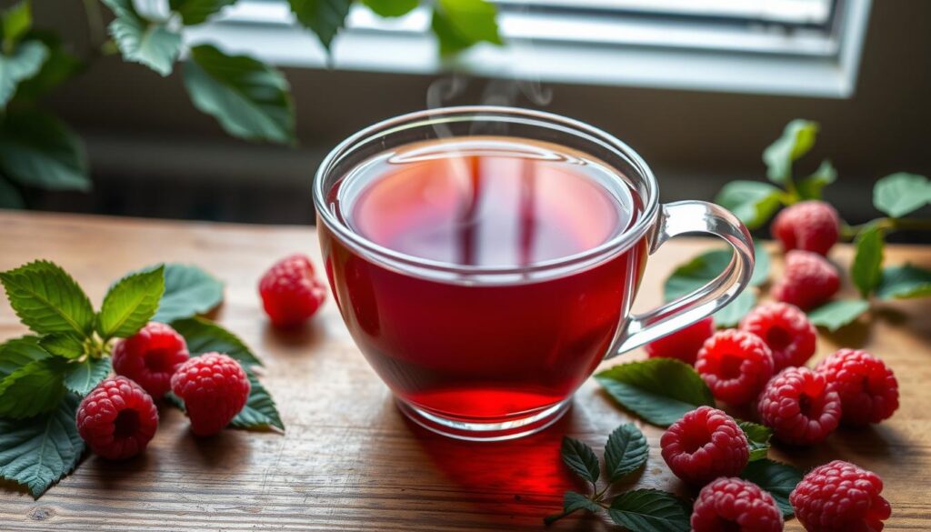 Raspberry tea