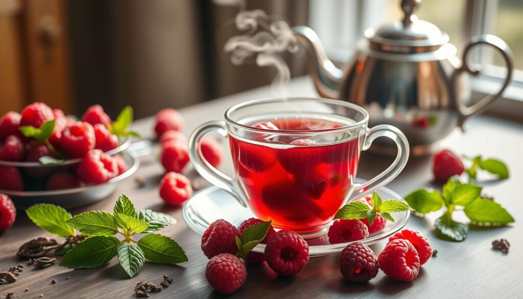 Raspberry tea