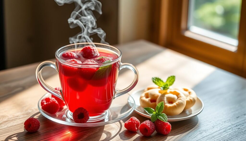 Raspberry tea