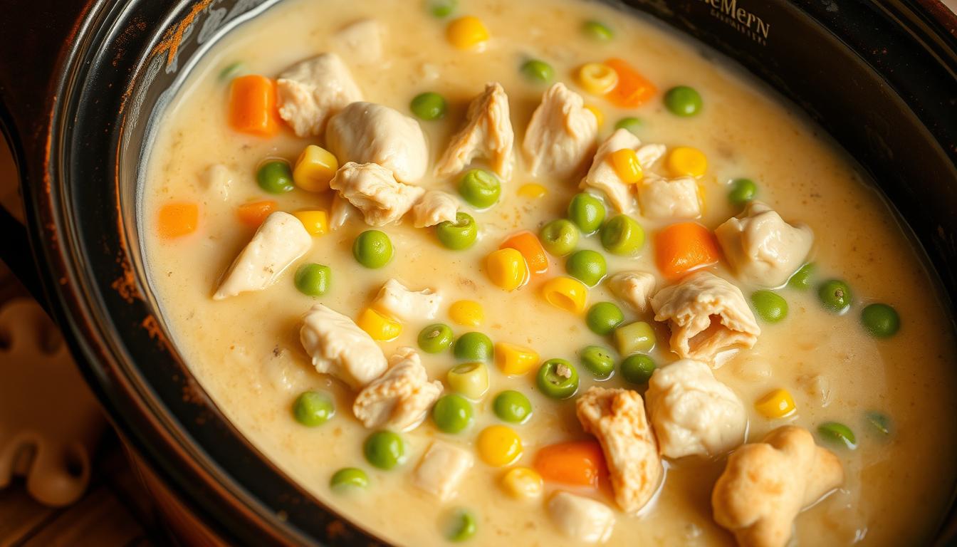 Crockpot Chicken Pot Pie