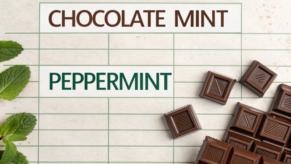 chocolate mint