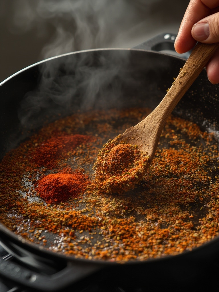birria seasoning - cooking process