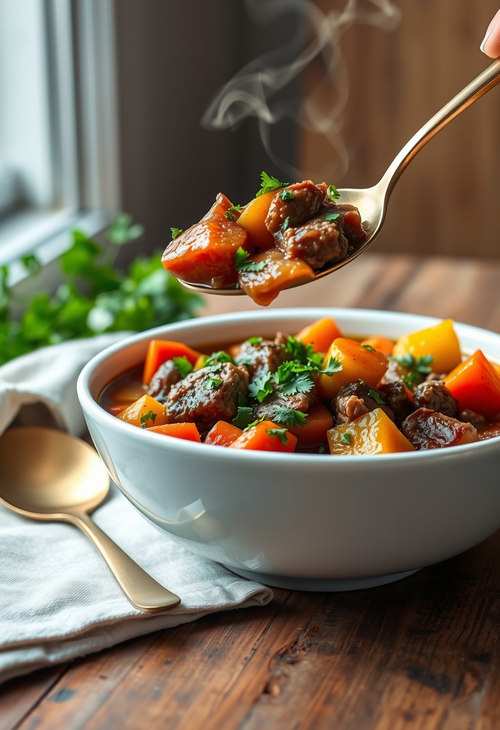 crockpot meals - finished dish presentation