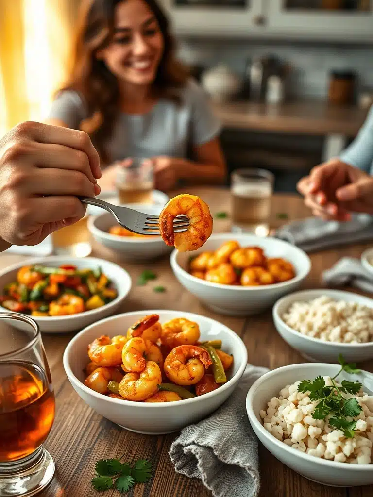 honey garlic shrimp