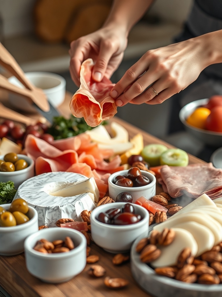 How to Make the Perfect Charcuterie Board cooking process step