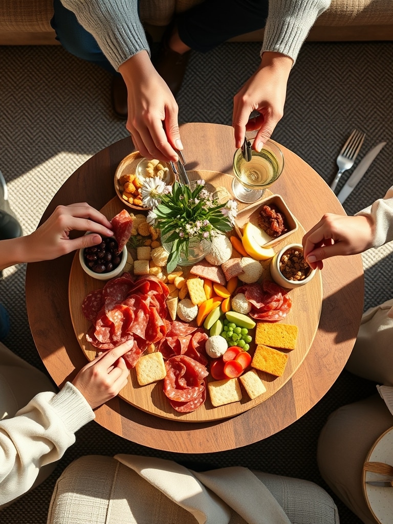 party snack board